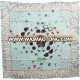 Customized Digital Printing 100% Silk Scarves blue